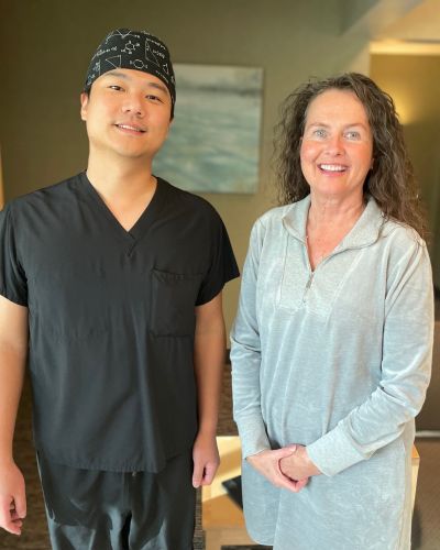 Rhonda with Dr Park