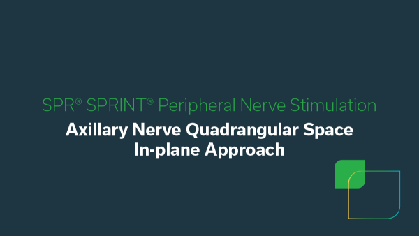 Axillary Nerve Quadrangular Space in plane approach video thumbnail