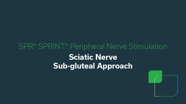 Sciatic Nerve sub gluteal approach video thumbnail